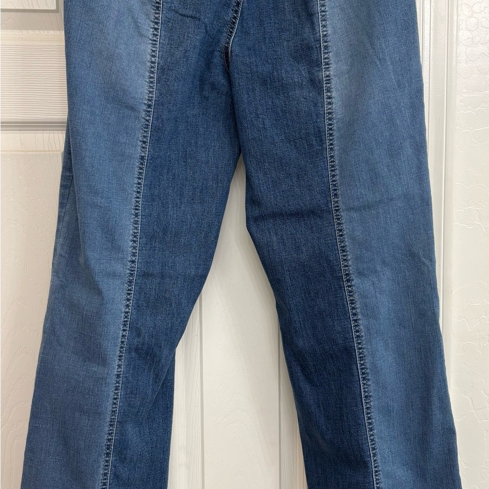 one 5 one Women's Flare Jeans in Blue - Picture 2 of 6